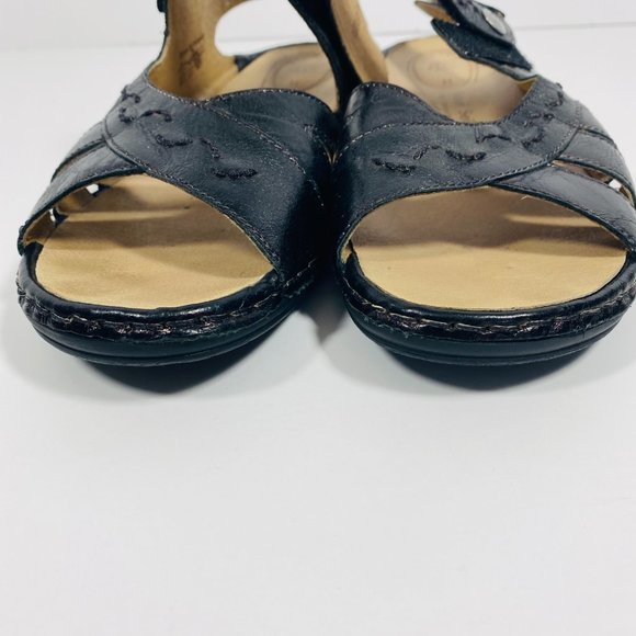 Josef Seibel Airped Plus Sandals Black Size 39 - Picture 4 of 10